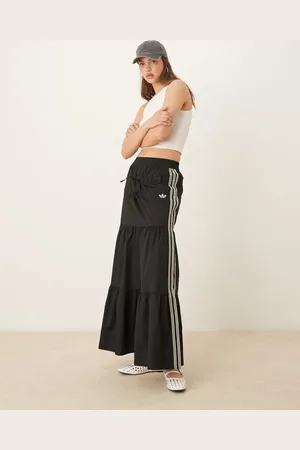 adidas Maxinederdel med 3 striber i hæklet look