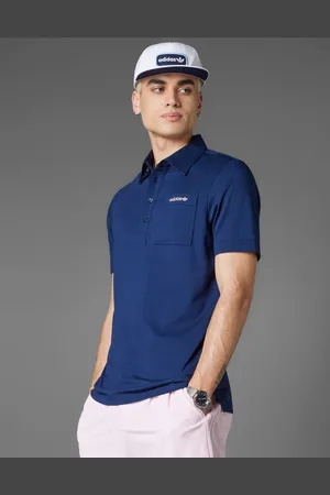adidas Adidas Originals - Archive - Mørkeblå poloskjorte i golf-stil med lomme