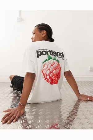 Reclaimed Oversized T-shirt med Portland-print på ryggen