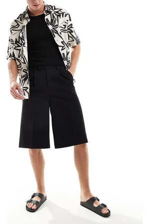 ASOS Elegante longline-shorts med vide ben i