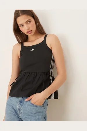adidas Hæklet tanktop med 3 striber