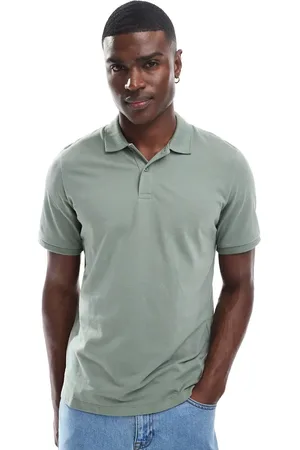 JACK & JONES Grøn polo i piqué