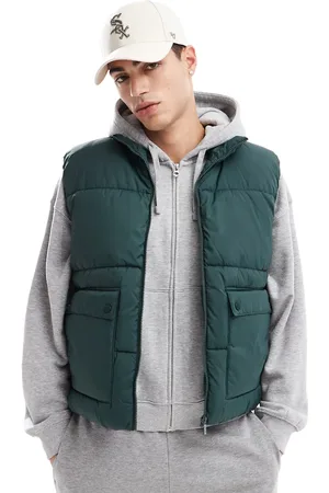 Only & Sons Blågrøn foret utility-vest