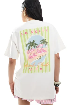 Miss Selfridge Oversized T-shirt med 