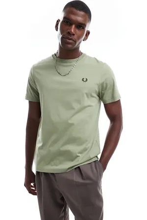 Fred Perry Grøn t-shirt med rund hals