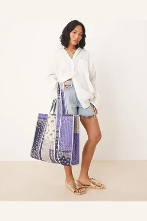 ASOS Vatteret tote-taske med patchwork-design