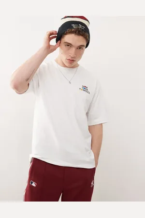47 Brand NY Yankees Primary - Hvid t-shirt med grafikprint på ryggen