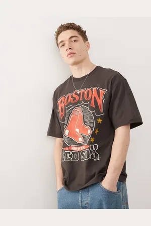 47 Brand Boston Red Sox - Koksgrå t-shirt med grafikprint