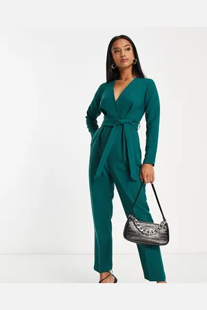 Closet Kimono-jumpsuit med bindebånd i taljen