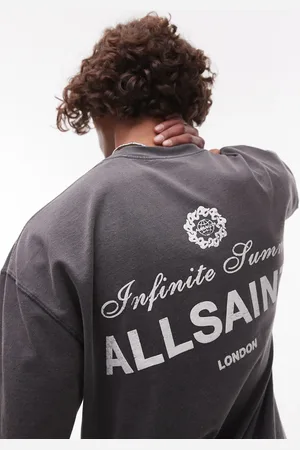 AllSaints Soleil - Forvasket sort T-shirt