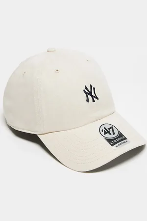 47 Brand NY Yankees Clean Up - Beige baseballkasket med lille logo-Neutral