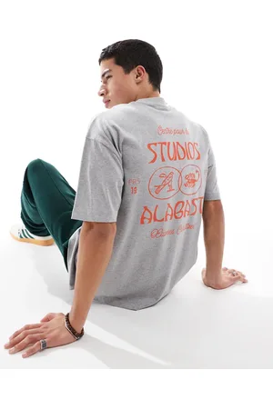 ASOS Oversized T-shirt med tekstgrafik på ryggen