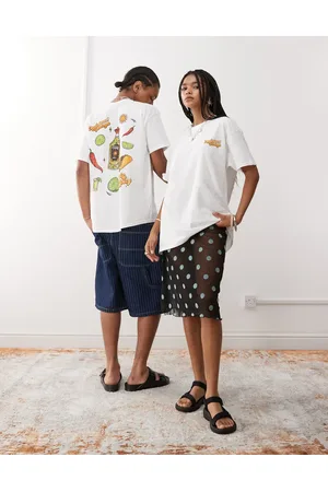 Reclaimed Unisex - oversized T-shirt med spicy tequilaprint