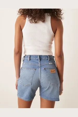 Wrangler Lyseblå 5-tommers denimshorts
