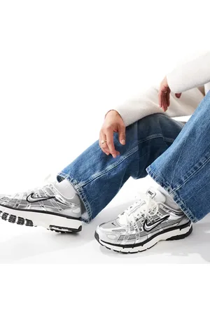 Nike P-6000 - Unisex - Metallisk sølvfarvede sneakers