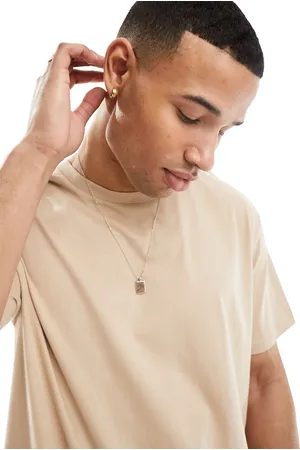 Brave Soul Beige oversized T-shirt