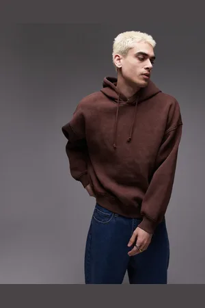 Topman Oversized hættetrøje i forvasket