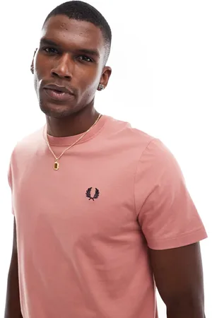 Fred Perry Lyserød T-shirt med rund hals