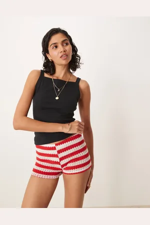 Abercrombie & Fitch Ribstrikket tanktop med høj hals