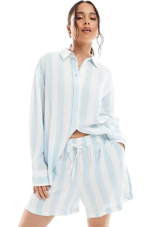 VERO MODA Shorts med i hørblanding