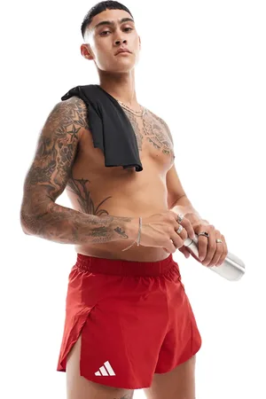 adidas Adidas Running - Adizero Essentials - Røde shorts
