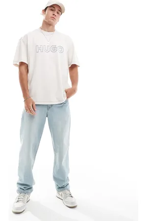 Hugo Blue Nitlogo - Oversized T-shirt