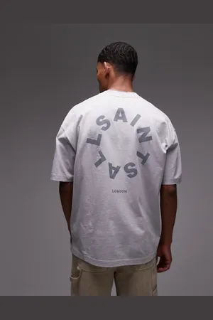 AllSaints Tierra - Grå oversized T-shirt-Sort