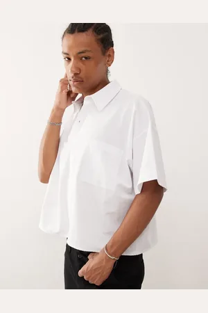 Reclaimed Poplin-skjorte med firkantet pasform