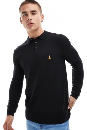Brave Soul Poloskjorte med lange ærmer og logobroderi