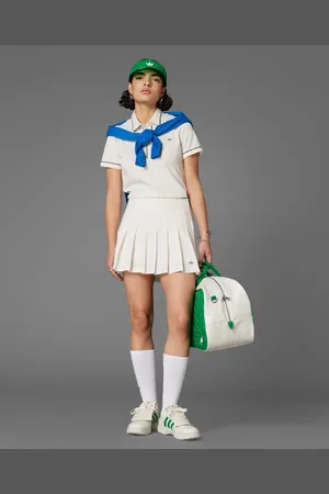 adidas Adidas Originals - Hvid skort med plisseringer i golfstil