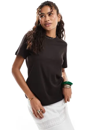 VERO MODA Chokoladebrun T-shirt