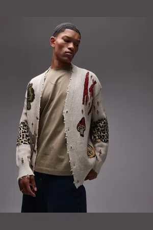AllSaints Jay - Unisex - Ecrufarvet cardigan-Hvid