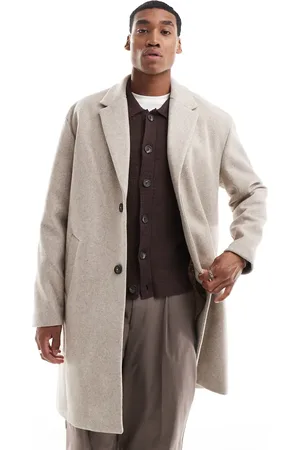 Pull&Bear Beige overfrakke