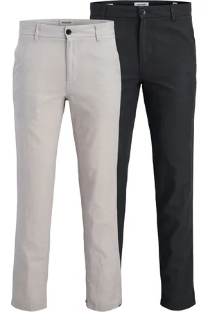 JACK & JONES Sorte chinobukser