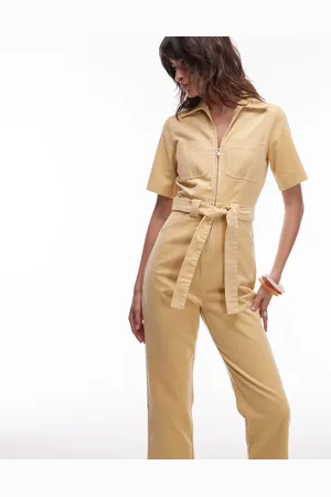 & OTHER STORIES Kærnemælksgult jumpsuit med bælte