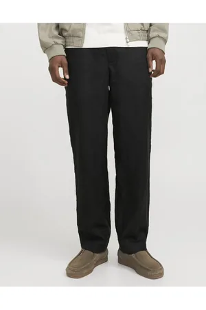 JACK & JONES Chinobukser i mørk gyldenbrun-Sort
