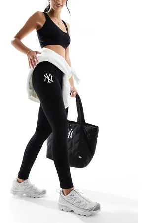New Era Sorte leggings med logo