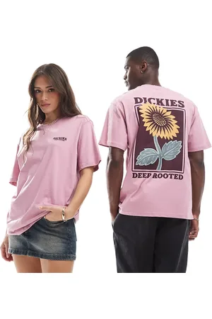 Dickies Sunflower - Pink T-shirt med grafisk rygprint - Kun hos ASOS