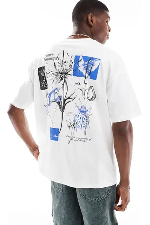 ASOS Oversized T-shirt med blomstergrafik