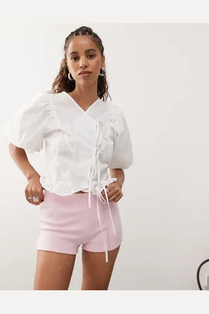 Reclaimed Lyserøde korte jerseyshorts - Del af sæt
