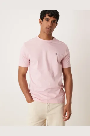 GANT Lyserød T-shirt med skjoldlogo