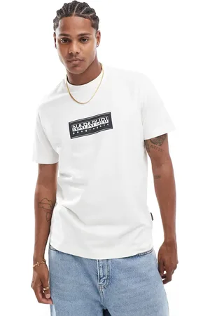 Napapijri Suze - Råhvid T-shirt med logo