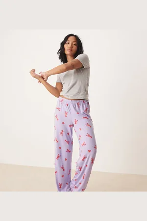 Urban Threads Petite - Bukser med hummer- og hjerteprint - Del af sæt