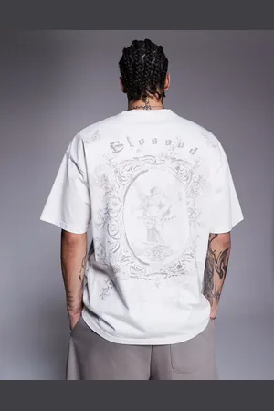 Liquor N Poker Royal Emblem - afslappet T-shirt med print på ryggen - Del af sæt