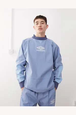 Umbro Drill - Blå sweatshirt med broderet logo