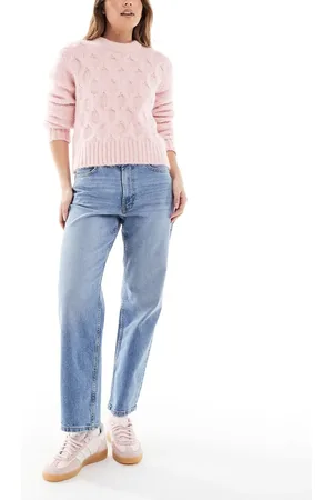 ASOS Ankellange blå jeans med lige ben