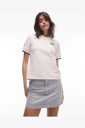 Lacoste Rå T-shirt med ærmebånd og tennislogo - Del af sæt