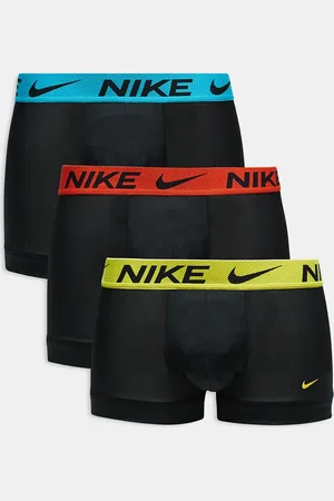 Nike Elite Breathe - Pakke med 3 par sorte boksershorts med kontrast-taljebånd
