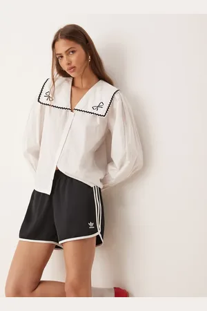 adidas Sorte løbeshorts med tre striber