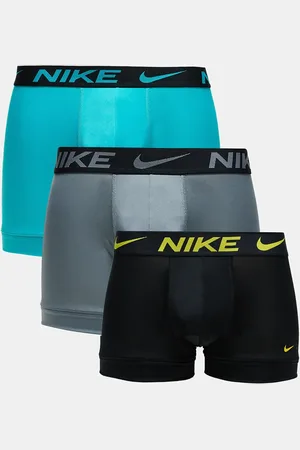 Nike Dri-FIT - Essentials - Pakke med 3 par blå/sorte/grå boksershorts i mikrofiber-Multifarvet
